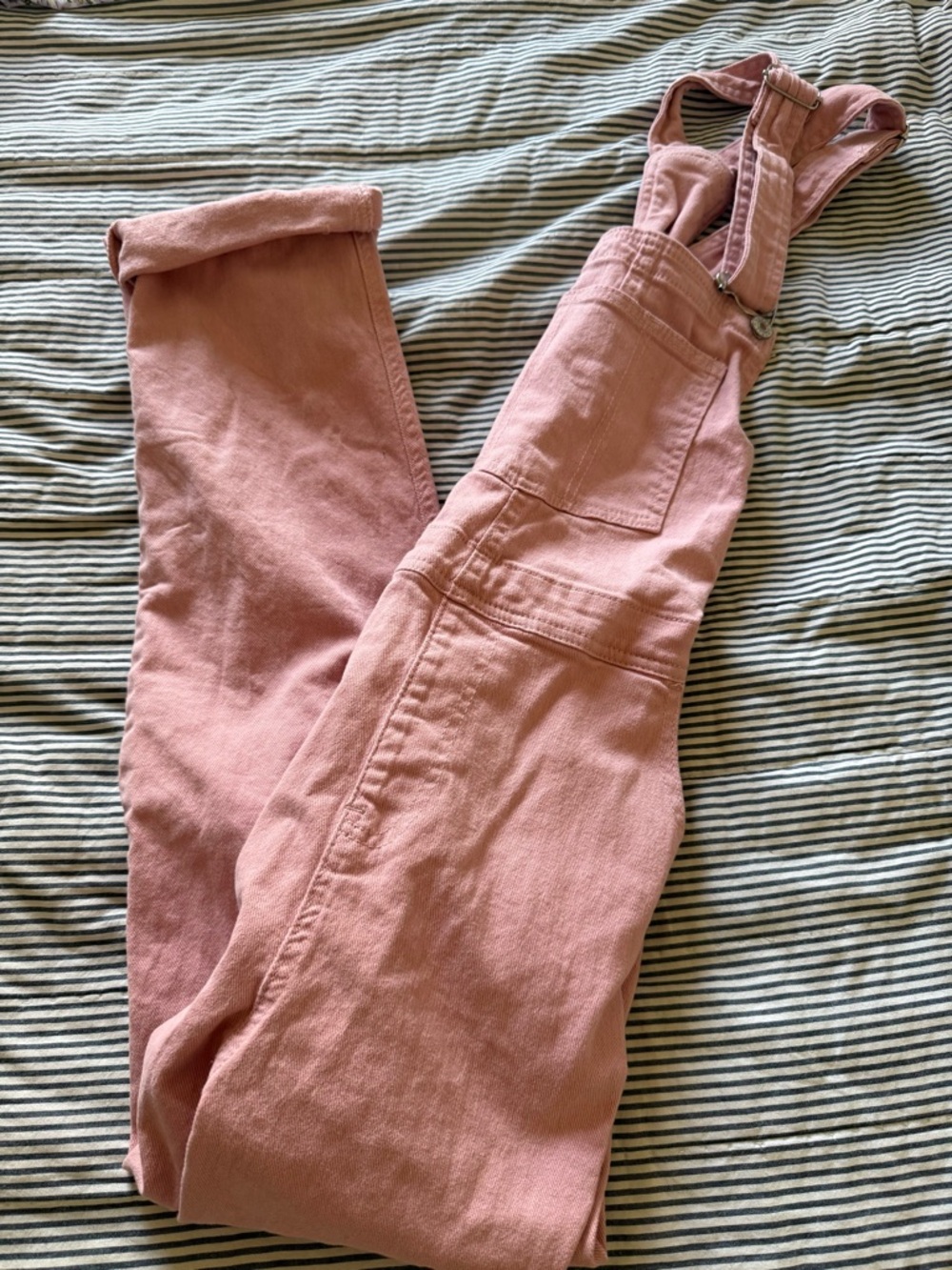 Dusty Rose Pink Overalls